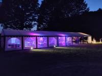 Ausleuchtung Partyzelt Outdoor